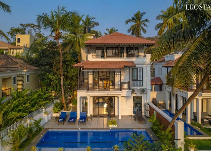 Ekostay Luxe - Jade Villa I Infinity Pool I Paddy Field Views Candolim