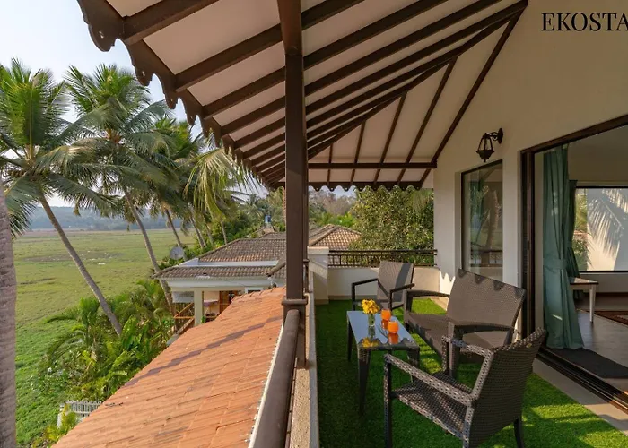 Ekostay Luxe - Jade Villa I Infinity Pool I Paddy Field Views Candolim